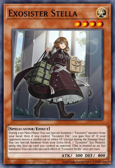 Exosister Stella Prismatic Secret Rare MP23-EN253 25th Anniversary Tin Dueling Heroes Mega Pack Yugioh card