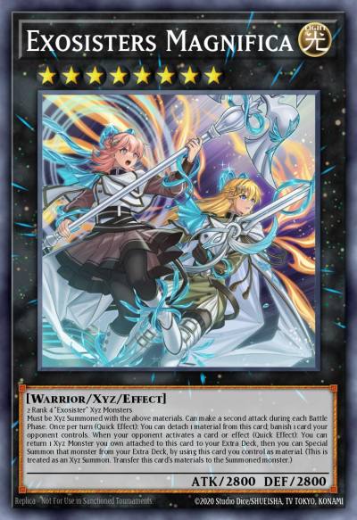 Exosisters Magnifica Collector's Rare RA02-EN038 25th Anniversary Rarity Collection II Yugioh card