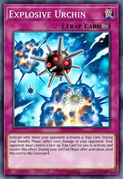 Explosive Urchin Common GENF-EN065 Generation Force Yugioh card