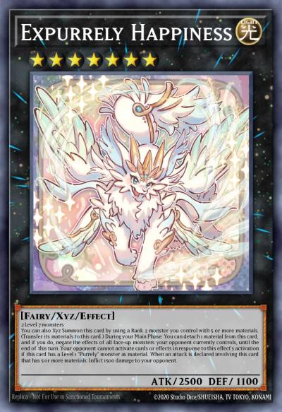 Expurrely Happiness Collector's Rare AMDE-EN017 Amazing Defenders Yugioh card