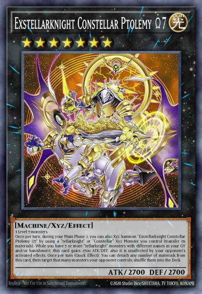 Exstellarknight Constellar Ptolemy Ω7 Secret Rare BLGG-EN018 Battles of Legend: Glorious Gallery Yugioh card