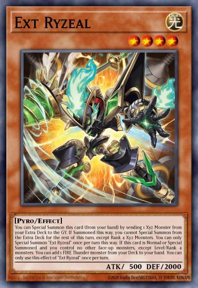 Ext Ryzeal Prismatic Secret Rare MP25-EN120 2025 Mega-Pack Tin Yugioh card