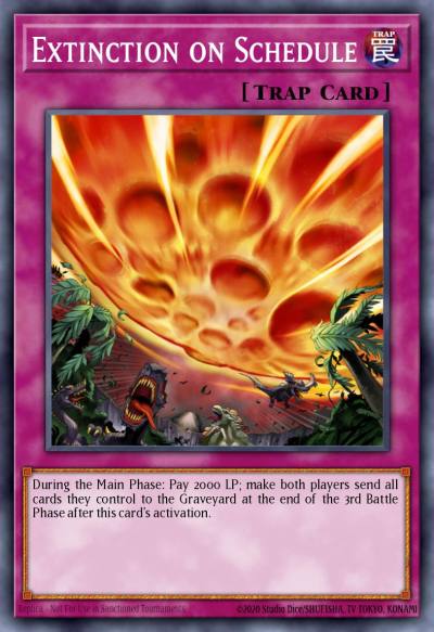 Extinction on Schedule Common MP16-EN097 2016 Mega-Tin Mega Pack Yugioh card