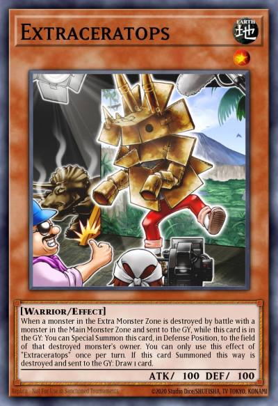 Extraceratops Common SAST-EN031 Savage Strike Yugioh card