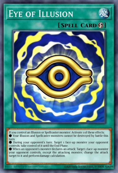 Eye of Illusion Ultra Rare MZMI-EN011 Maze of Millennia Yugioh card