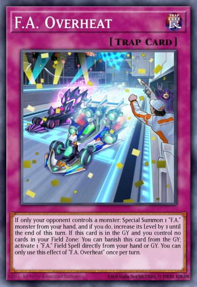 FA Overheat Common MP19-EN064 2019 Gold Sarcophagus Tin Mega Pack Yugioh card
