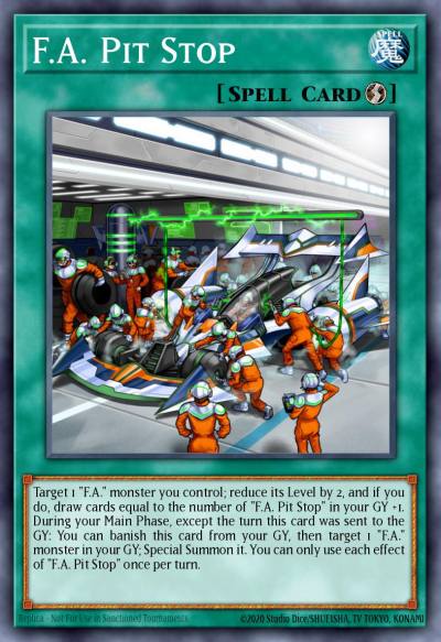 FA Pit Stop Common MP18-EN162 2018 Mega-Tin Mega Pack Yugioh card