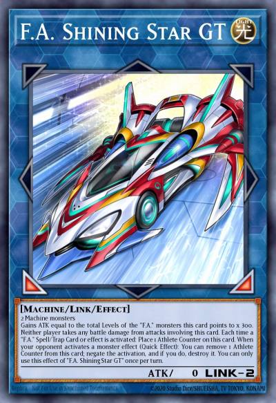 FA Shining Star GT Super Rare MP20-EN144 2020 Tin of Lost Memories Mega Pack Yugioh card
