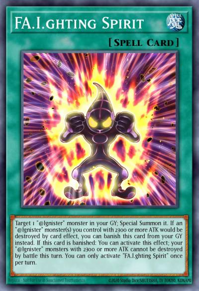 FAIghting Spirit Ultra Rare BROL-EN041 Brothers of Legend Yugioh card