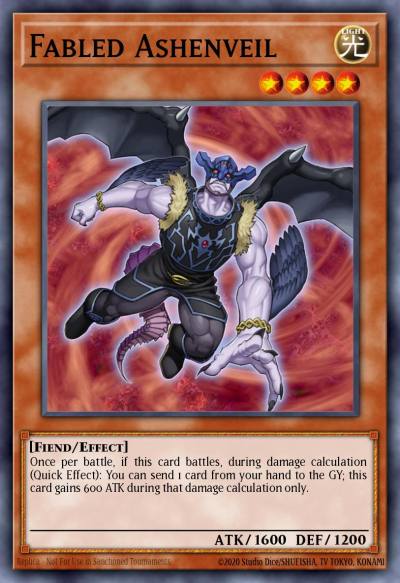 Fabled Ashenveil Common YS15-END07 2-Player Starter Deck Yuya & Declan Yugioh card