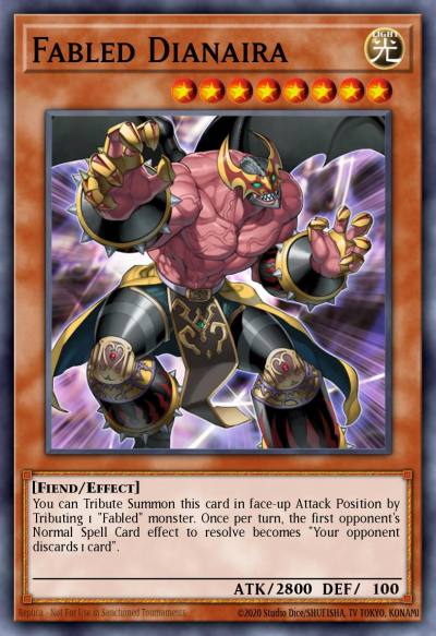 Fabled Dianaira Duel Terminal Rare Parallel Rare DT04-EN073 Duel Terminal 4 Yugioh card