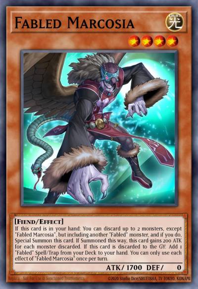 Fabled Marcosia Common MP22-EN009 2022 Tin of the Pharaohs Gods Yugioh card