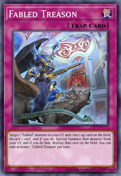 Fabled Treason Common MP22-EN041 2022 Tin of the Pharaohs Gods Yugioh card