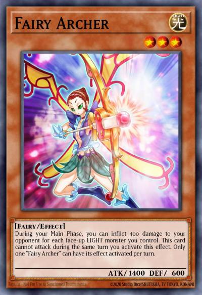 Fairy Archer Common TSHD-EN020 The Shining Darkness Yugioh card