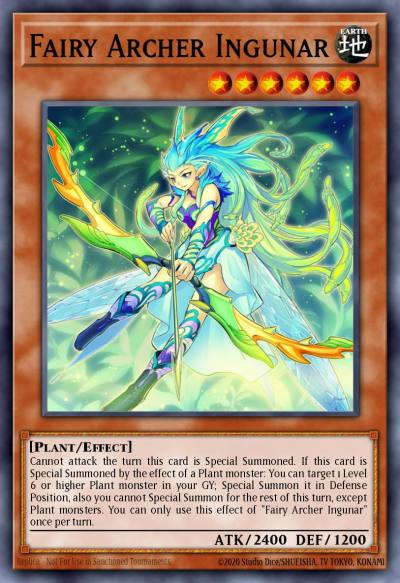 Fairy Archer Ingunar Common MP22-EN017 2022 Tin of the Pharaohs Gods Yugioh card