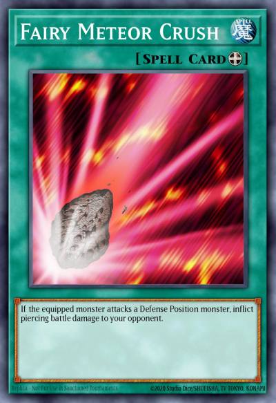 Fairy Meteor Crush Rare DB1-EN178 Dark Beginning 1 Yugioh card