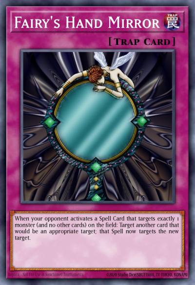 Fairys Hand Mirror Common DB1-EN025 Dark Beginning 1 Yugioh card
