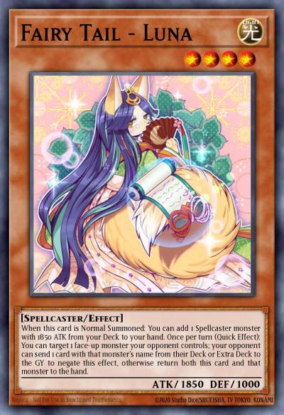 Fairy Tail - Luna Super Rare RA01-EN009 25th Anniversary Rarity Collection Yugioh card