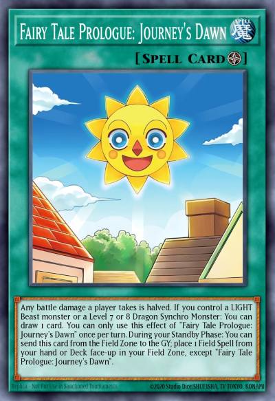 Fairy Tale Prologue Journeys Dawn New BLMM-EN036 Battles of Legend Monster Mayhem Yugioh card