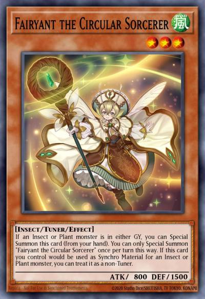 Fairyant the Circular Sorcerer Super Rare PHHY-EN025 Photon Hypernova Yugioh card