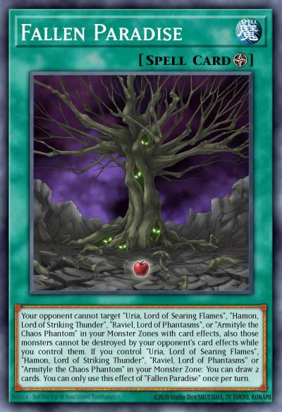 Fallen Paradise Ultra Rare DUSA-EN031 Duelist Saga Yugioh card