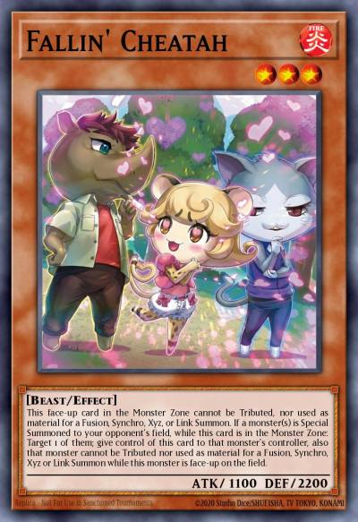 Fallin' Cheatah New BLGG-EN045 Battles of Legend: Glorious Gallery Yugioh card