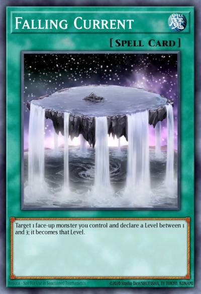 Falling Current Common GAOV-EN053 Galactic Overlord Yugioh card
