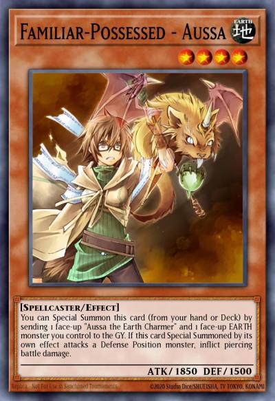 Familiar-Possessed - Aussa Common DR04-EN086 Dark Revelation Volume 4 Yugioh card