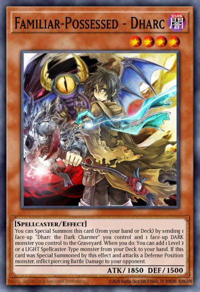 Familiar-Possessed - Dharc Common ORCS-EN033 Order of Chaos Yugioh card