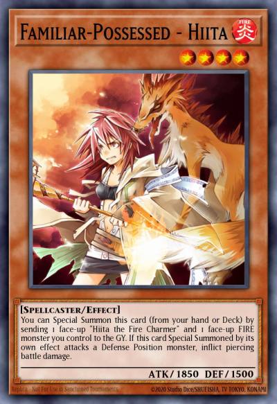 Familiar-Possessed - Hiita Ultra Rare CH02-EN006 THE CHRONICLES DECK: Spirit Charmers (All-Foil Edition) Yugioh card