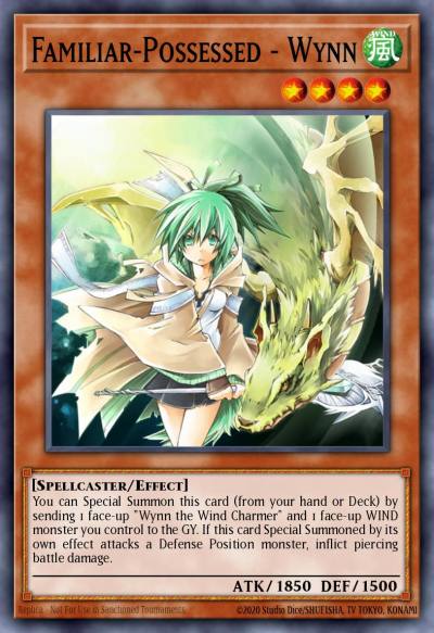 Familiar-Possessed - Wynn Ultra Rare CH02-EN007 THE CHRONICLES DECK: Spirit Charmers (All-Foil Edition) Yugioh card