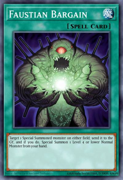 Faustian Bargain Common SS05-ENB24 Speed Duel Starter Decks Twisted Nightmares Yugioh card