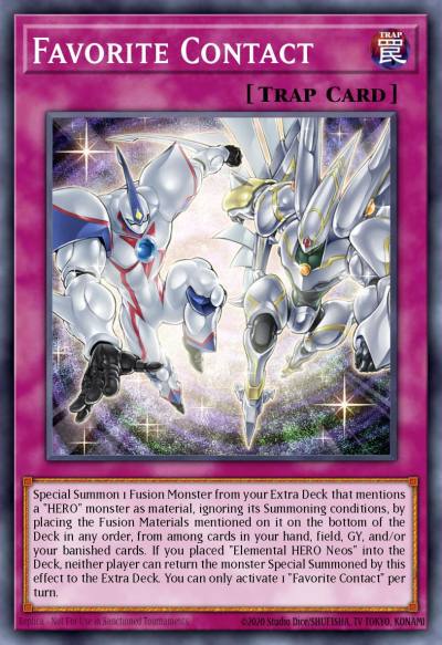 Favorite Contact Prismatic Secret Rare MP24-EN063 25th Anniversary Tin Dueling Mirrors Yugioh card