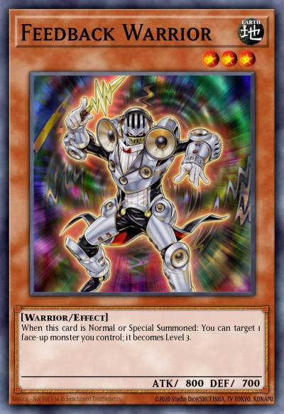 Feedback Warrior Common YS11-EN007 Starter Deck Dawn of the Xyz Yugioh card