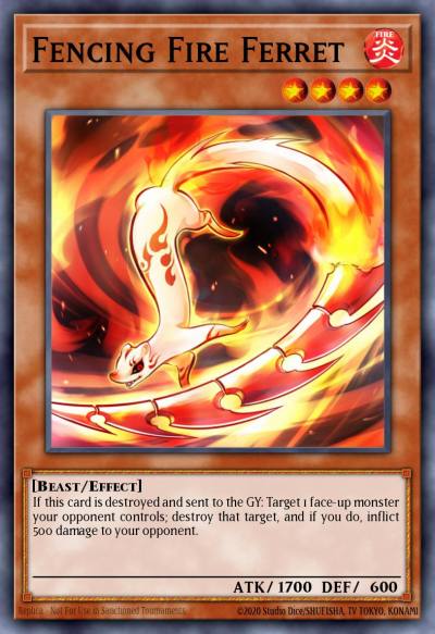 Fencing Fire Ferret Common MP14-EN123 2014 Mega-Tin Mega Pack Yugioh card