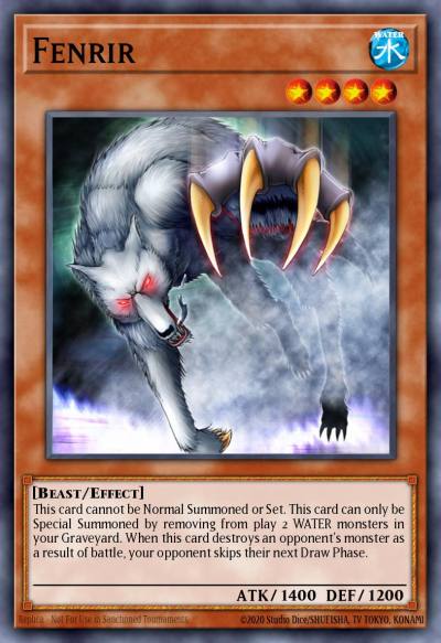 Fenrir Rare DR2-EN020 Dark Revelation Volume 2 Yugioh card