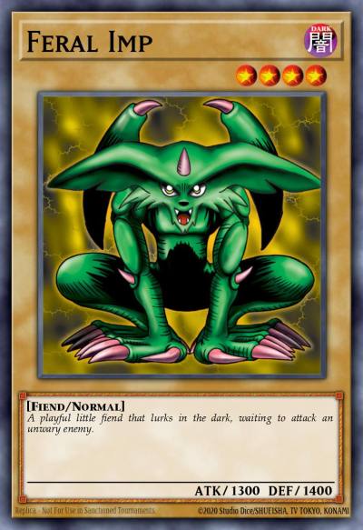 Feral Imp Common DB1-EN140 Dark Beginning 1 Yugioh card