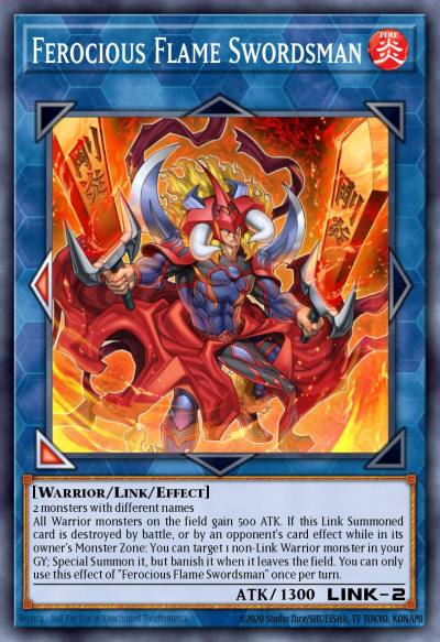 Ferocious Flame Swordsman Ultra Rare DUOV-EN032 Duel Overload Yugioh card