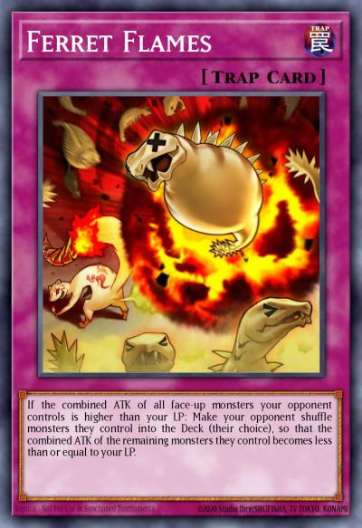 Ferret Flames Common MP16-EN093 2016 Mega-Tin Mega Pack Yugioh card