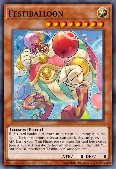 Festiballoon Rare MZMU-EN035 Maze of Muertos Yugioh card