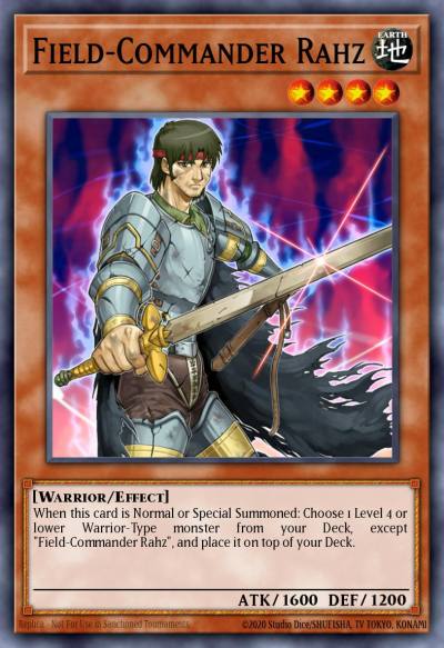 Field-Commander Rahz Super Rare PTDN-EN030 Phantom Darkness Yugioh card
