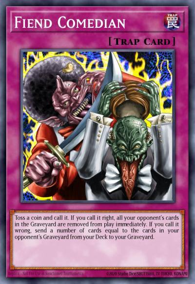 Fiend Comedian Common LOD-098 Legacy of Darkness Yugioh card