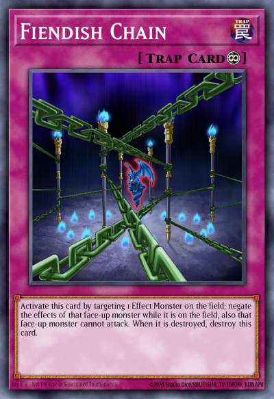 Fiendish Chain Super Rare ABPF-EN064 Absolute Powerforce Yugioh card
