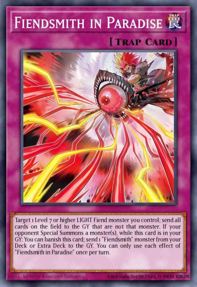 Fiendsmith in Paradise Ultra Rare MP25-EN232 2025 Mega-Pack Tin Yugioh card