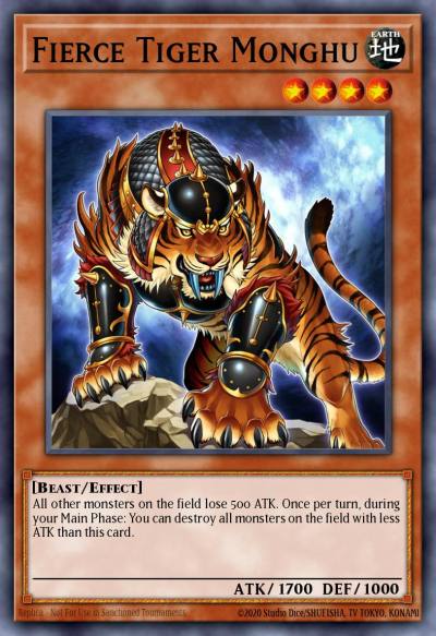 Fierce Tiger Monghu Common STAX-EN040 2-Player Starter Set Yugioh card