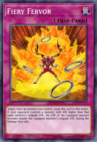 Fiery Fervor Common PHSW-EN064 Photon Shockwave Yugioh card