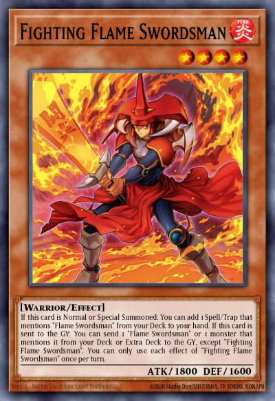Fighting Flame Swordsman Prismatic Secret Rare MP24-EN132 25th Anniversary Tin Dueling Mirrors Yugioh card