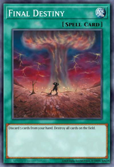Final Destiny Common DB1-EN020 Dark Beginning 1 Yugioh card