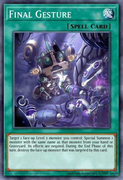 Final Gesture Common ABYR-EN063 Abyss Rising Yugioh card