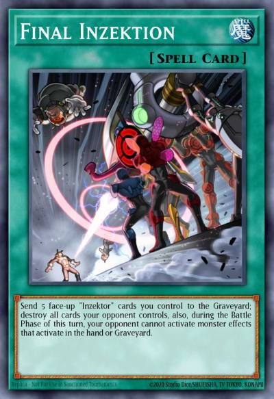 Final Inzektion Rare GAOV-EN060 Galactic Overlord Yugioh card